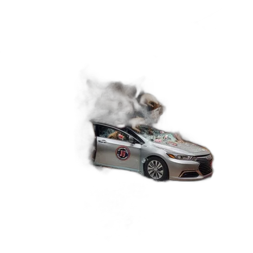 car, shoes, dragon, weapon transparent PNG cut-out