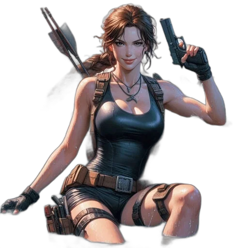 weapon, concept art, comic book art, cyberpunk transparent PNG cut-out