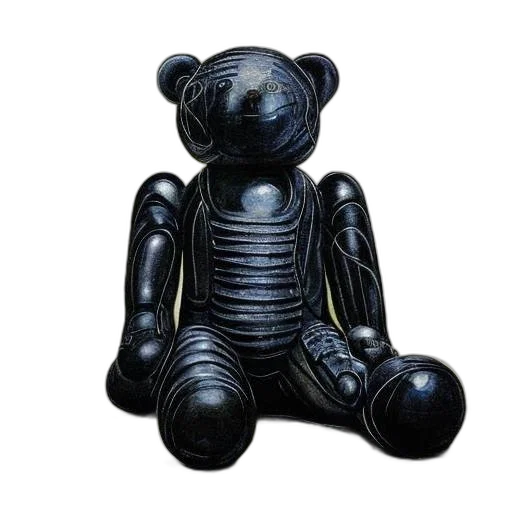 robot, creature, 3d render, large transparent PNG cut-out