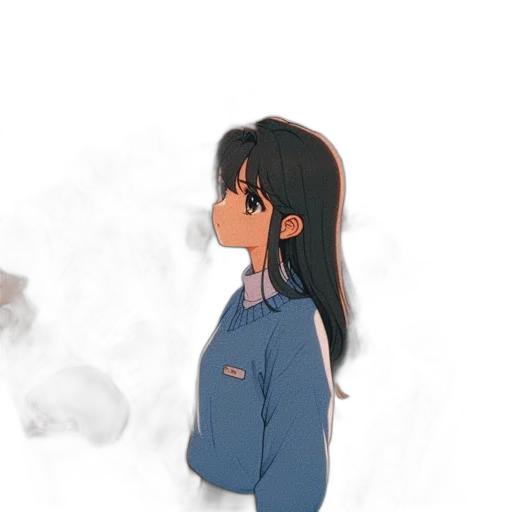 jacket, dress, staff, mask transparent PNG cut-out