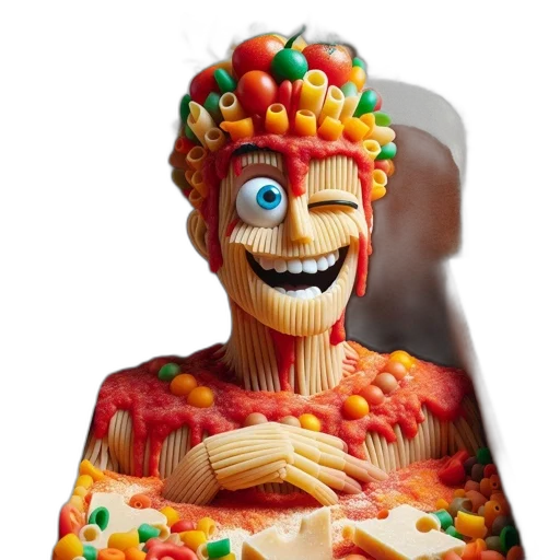food, robot, creature, face transparent PNG cut-out