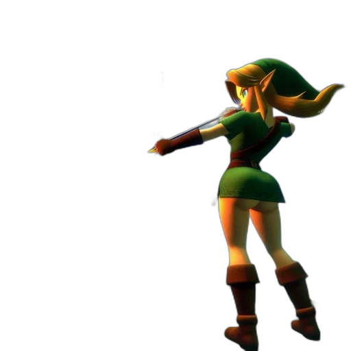 weapon, dress, staff, 3d render transparent PNG cut-out