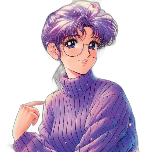 jacket, vaporwave, watercolor, anime transparent PNG cut-out