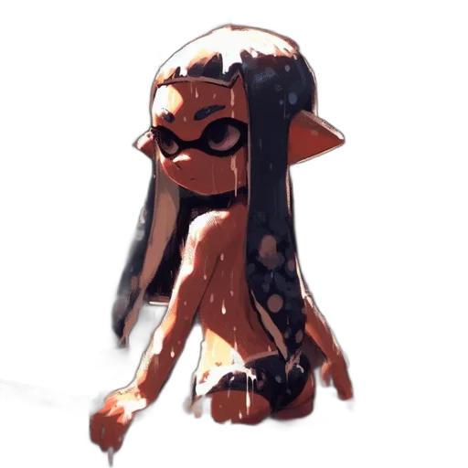 mask, creature, dress, weapon transparent PNG cut-out