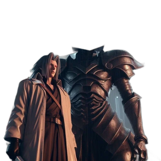 jacket, sword, weapon, dragon transparent PNG cut-out