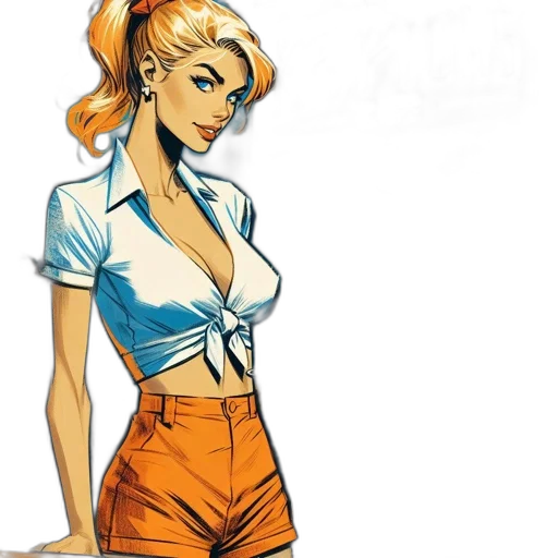 staff, dress, jacket, comic book art transparent PNG cut-out