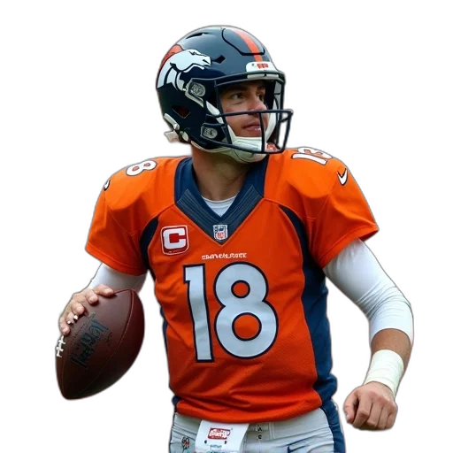 photorealistic, future, peyton, manning transparent PNG cut-out
