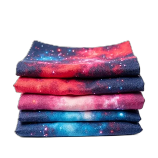 dress, jacket, outer space, colorful transparent PNG cut-out