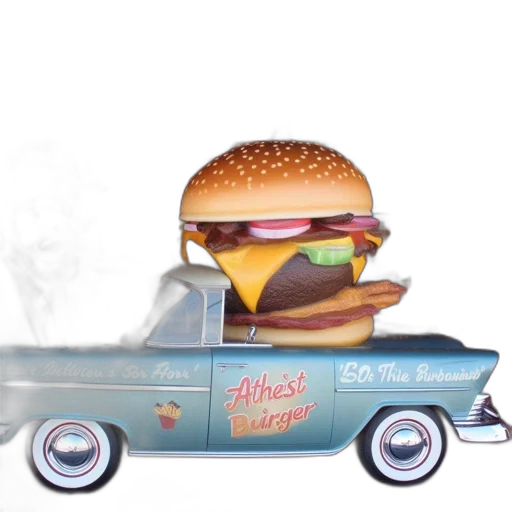 car, food, animal, photorealistic transparent PNG cut-out