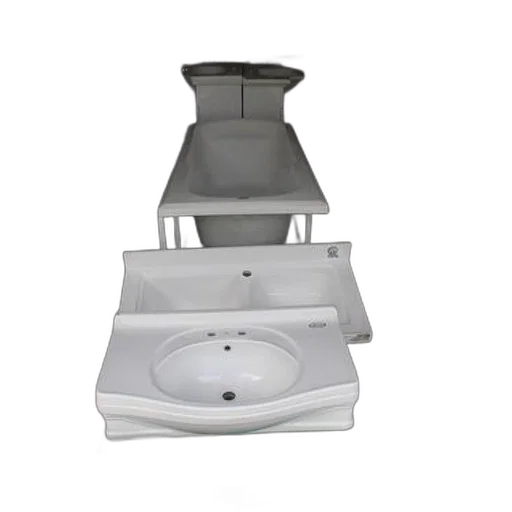 robot, 3d render, bathroom, showroom transparent PNG cut-out