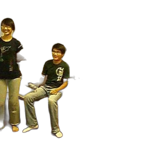 staff, robot, 3d render, photorealistic transparent PNG cut-out