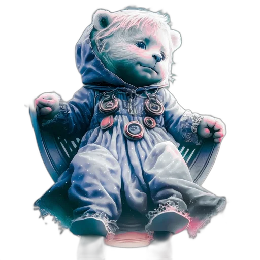 jacket, staff, creature, concept art transparent PNG cut-out