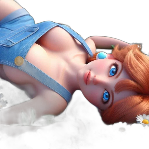 flower, photorealistic, 3d render, fantasy art transparent PNG cut-out