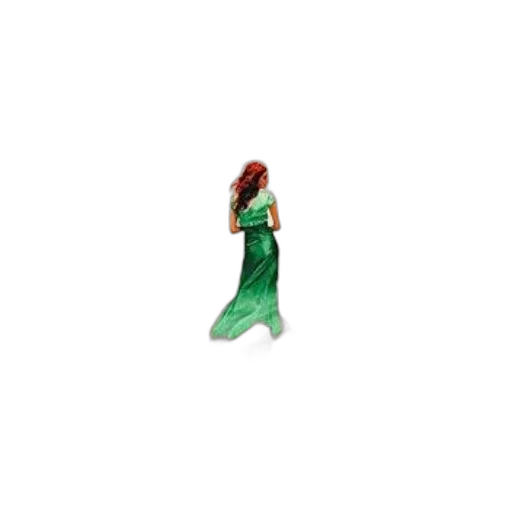 dress, staff, jewelry, creature transparent PNG cut-out