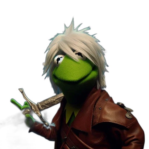jacket, staff, animal, mask transparent PNG cut-out