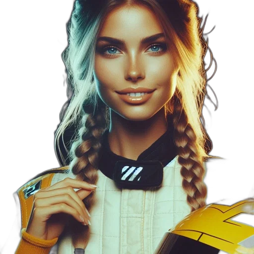 face, hair, jewelry, robot transparent PNG cut-out