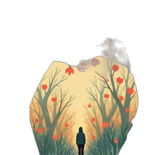 bottle, mask, jacket, flower transparent PNG cut-out