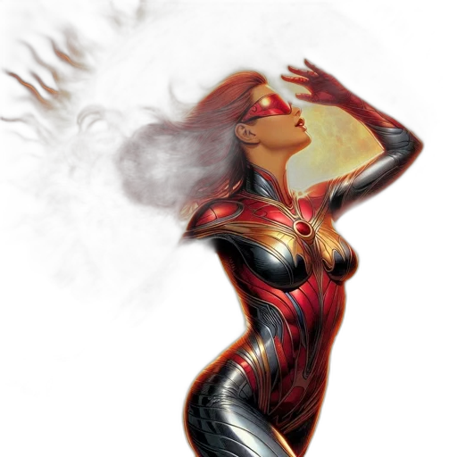 comic book art, concept art, fantasy art, photorealistic transparent PNG cut-out