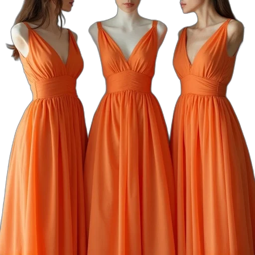 dress, earth tones, colorful, neon transparent PNG cut-out