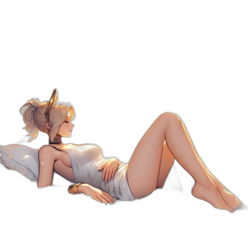 staff, dress, dragon, concept art transparent PNG cut-out