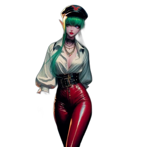 concept art, comic book art, fantasy art, cyberpunk transparent PNG cut-out