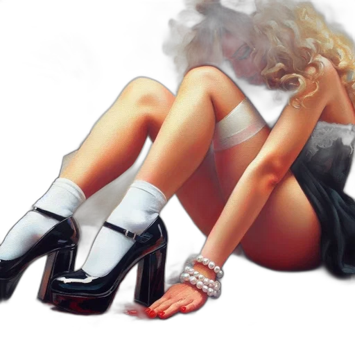 shoes, dress, photorealistic, concept art transparent PNG cut-out