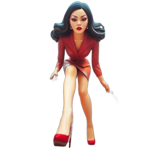 3d render, concept art, comic book art, cartoon transparent PNG cut-out