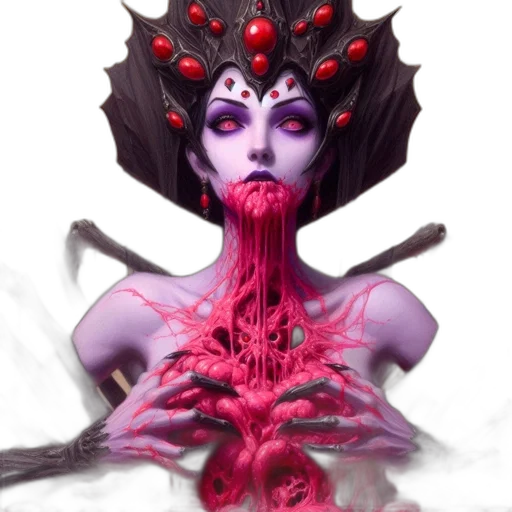 creature, crown, mask, concept art transparent PNG cut-out