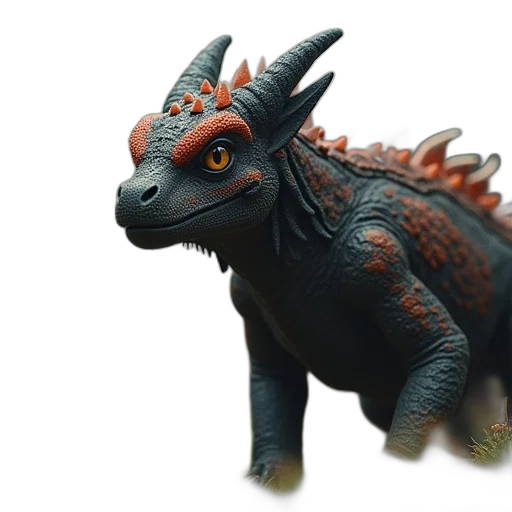 dragon, creature, animal, 3d render transparent PNG cut-out