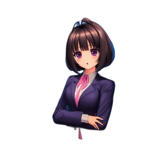 staff, jacket, umbrella, face transparent PNG cut-out