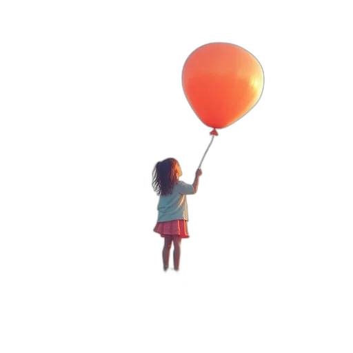 umbrella, dress, creature, robot transparent PNG cut-out