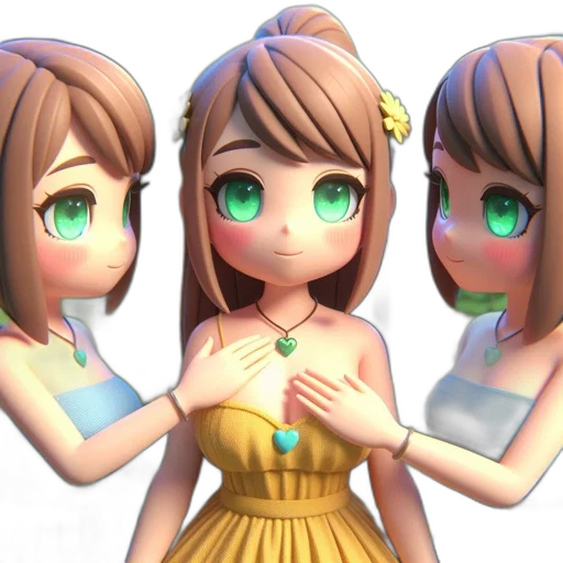 dress, crown, face, jewelry transparent PNG cut-out
