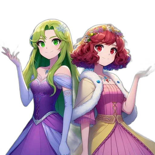 dress, crown, staff, pixel art transparent PNG cut-out