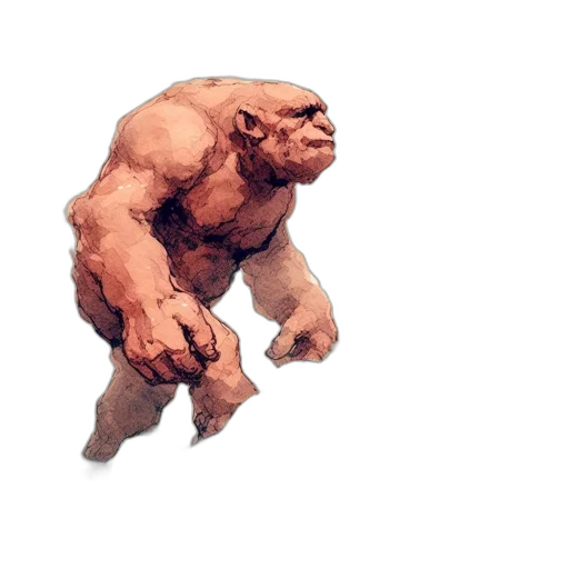 creature, animal, face, weapon transparent PNG cut-out