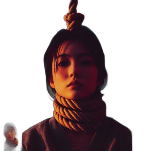 hat, staff, mask, face transparent PNG cut-out