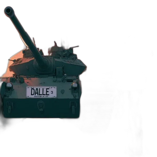 weapon, car, robot, 3d render transparent PNG cut-out