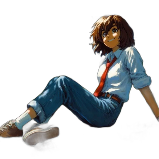 jacket, robot, staff, concept art transparent PNG cut-out