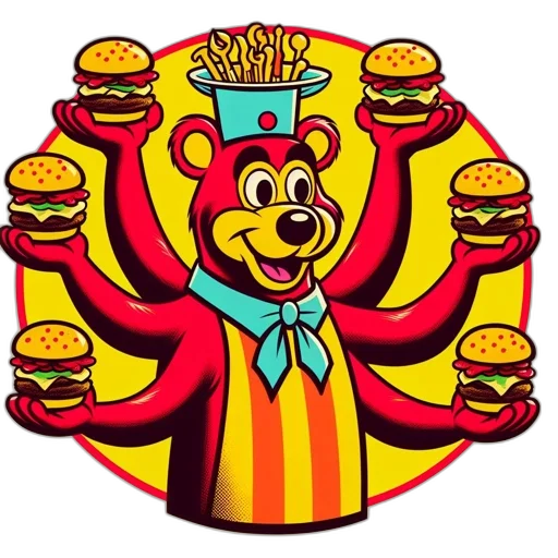 food, crown, animal, staff transparent PNG cut-out