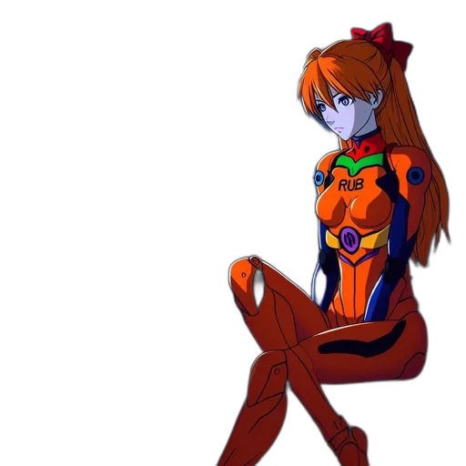 robot, dress, staff, anime transparent PNG cut-out