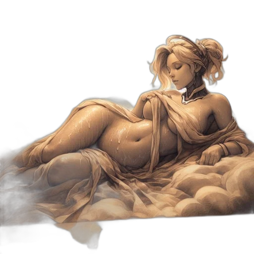 dress, concept art, fantasy art, photorealistic transparent PNG cut-out