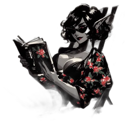 dress, weapon, comic book art, concept art transparent PNG cut-out