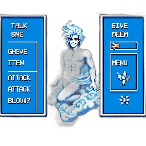 pixel art, concept art, vaporwave, cyberpunk transparent PNG cut-out