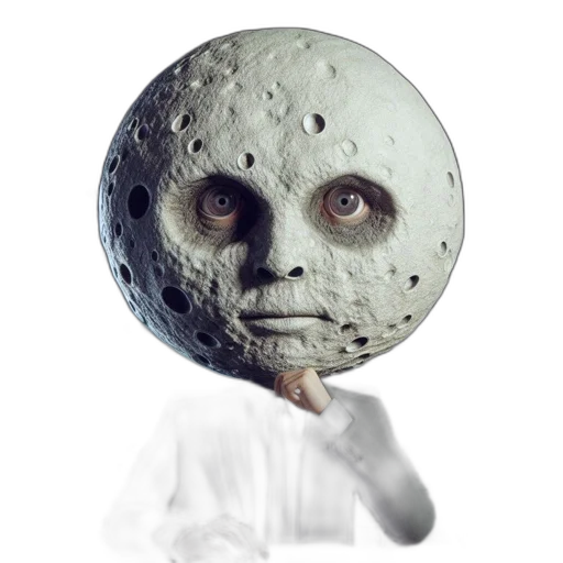 mask, face, staff, creature transparent PNG cut-out