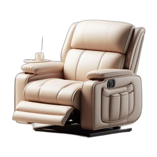 furniture, 3d render, photorealistic, ergonomic transparent PNG cut-out