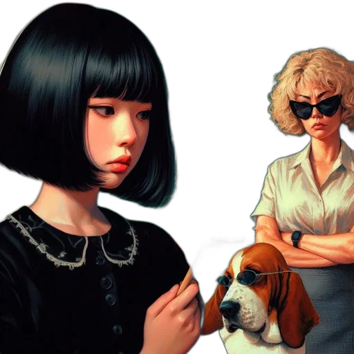 photorealistic, concept art, oil painting, 3d render transparent PNG cut-out