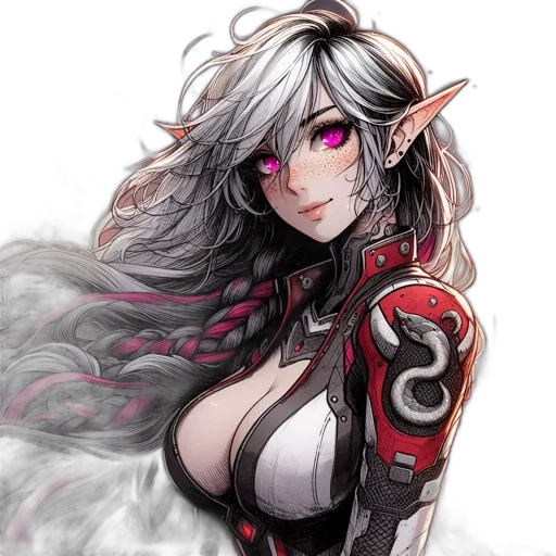 dragon, staff, mask, weapon transparent PNG cut-out