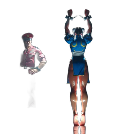 robot, dress, concept art, 3d render transparent PNG cut-out