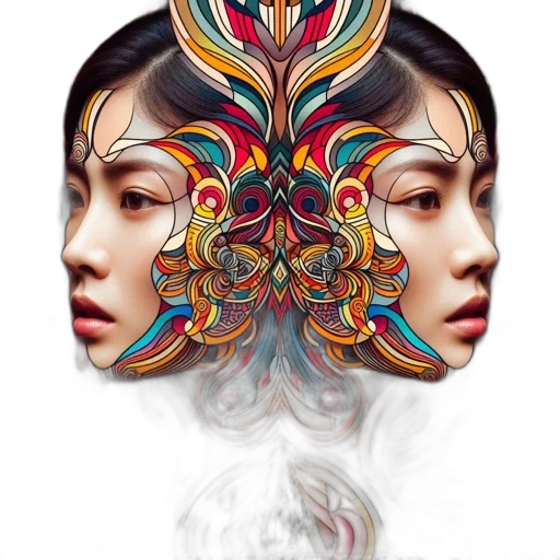 face, mask, jewelry, crown transparent PNG cut-out