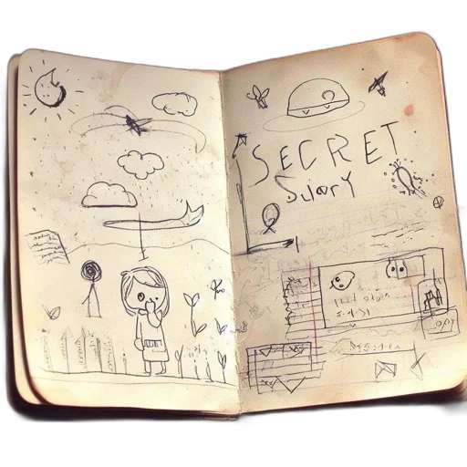 concept art, pencil sketch, comic book art, outer space transparent PNG cut-out