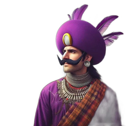 mask, staff, crown, hat transparent PNG cut-out